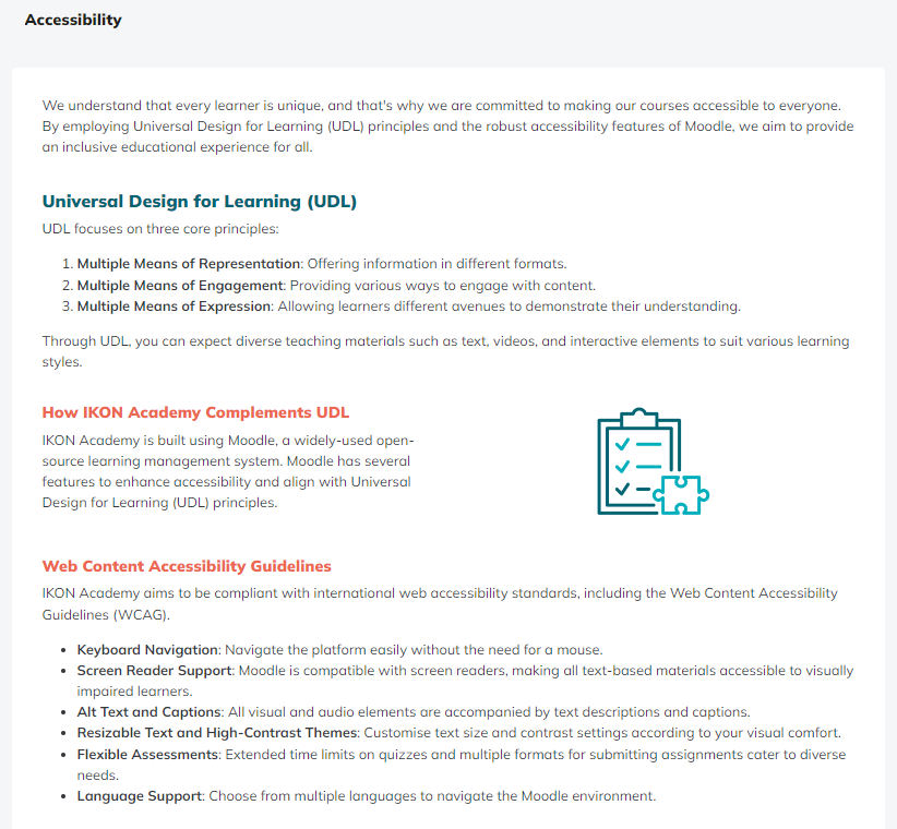 Accessibility Initiatives